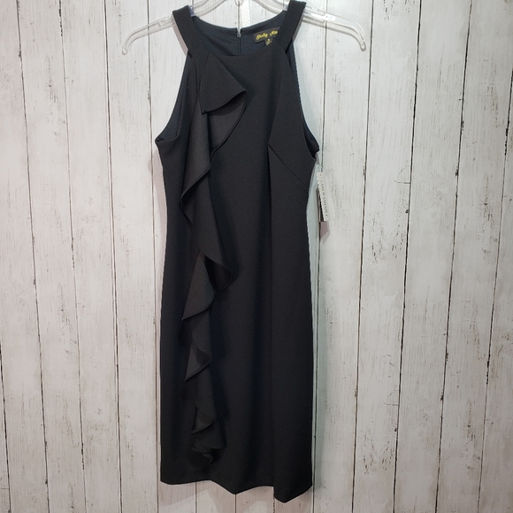 Shelby Nites Dresses & Skirts - New! Shelby Nites Black High Neck Sheath Dress